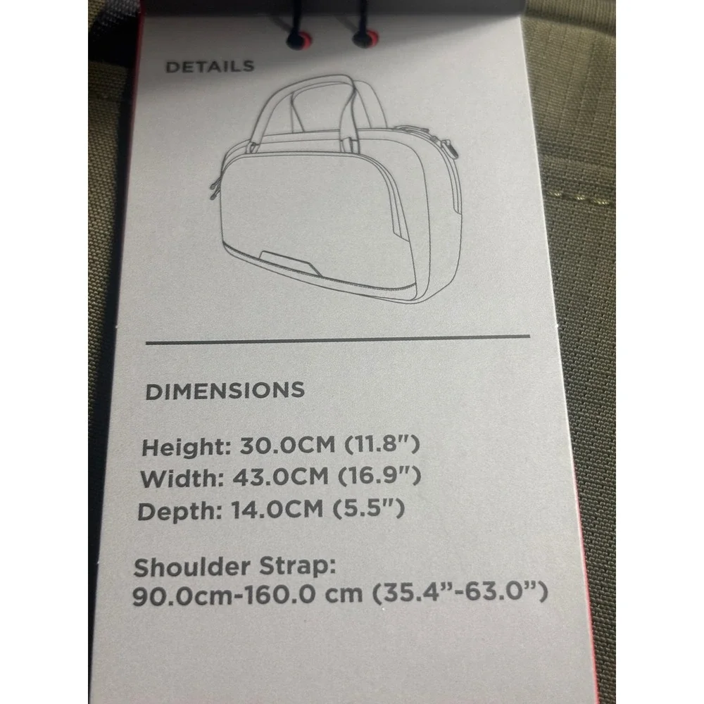 Alpaka Bravo Brief Green Axoflux 400D Laptop Bag Messenger AA010820524 NEW‎